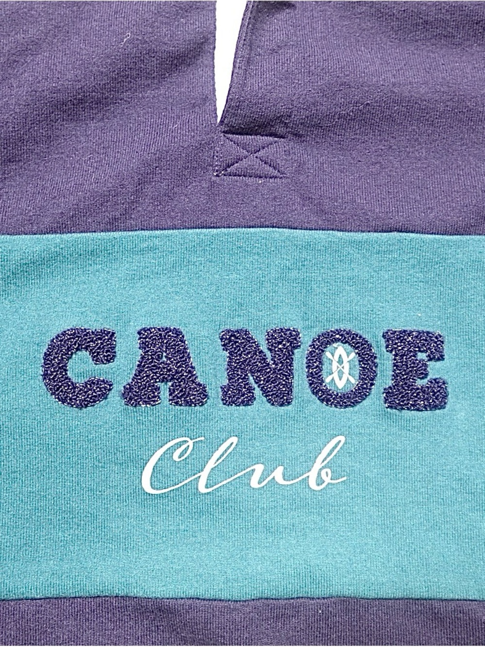 Vintage "Canoe Club"Rugby🏉- Purple & Teal